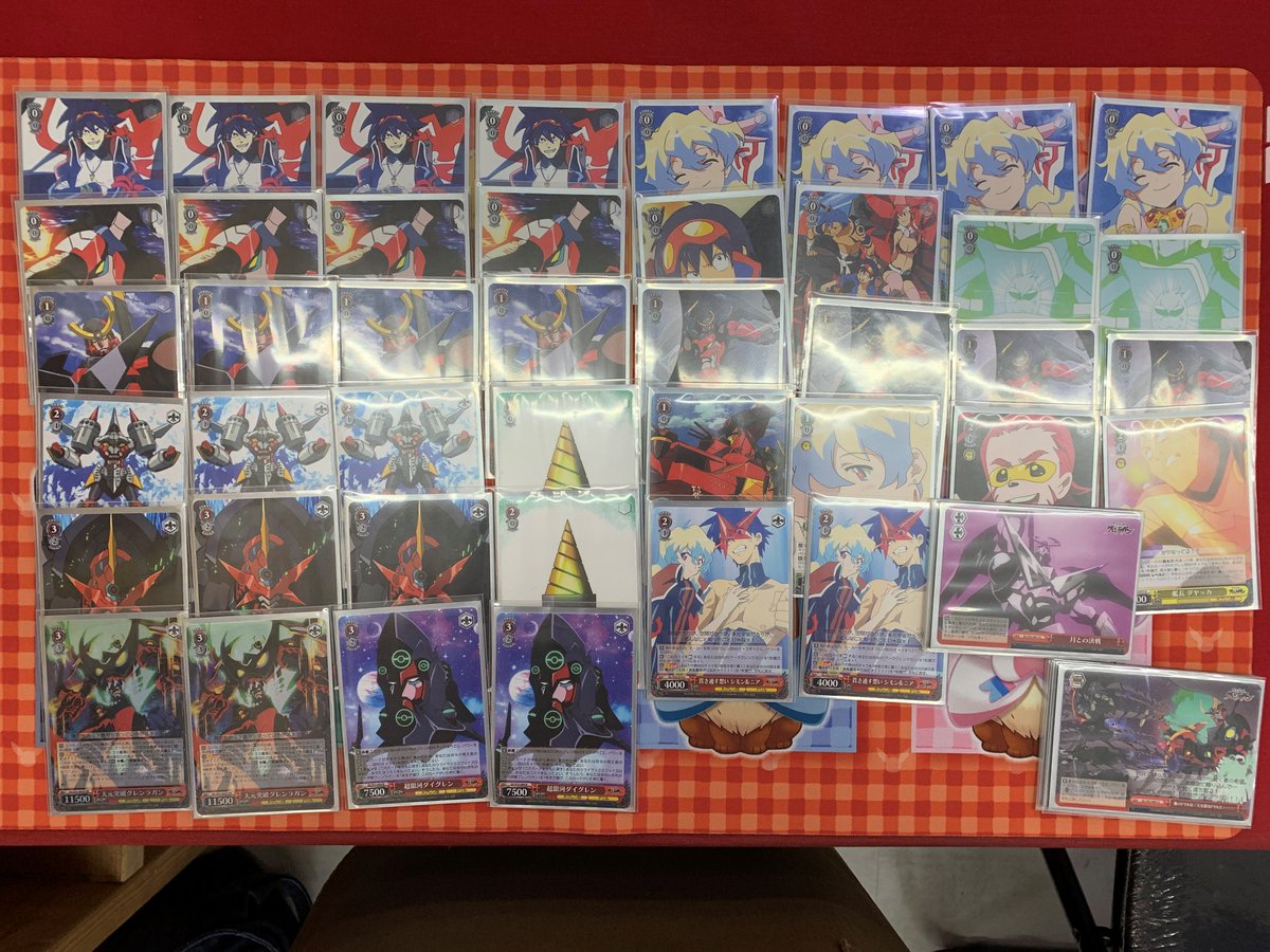 ヴァイスシュヴァルツ グレンラガン デッキ スリーブ付き 【公式通販】