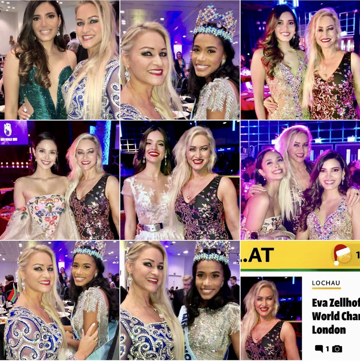 EvaZellhofer's tweet photo. #evazellhofer #missworld2019 #ToniAnnSingh #Jamaica #Jamaika #london #MeganYoung #MeganBataYoung #filipinas #philippines #missworld2013 #StephanieDelValle #PuertoRico #missworld2016 #VanessaPonceDeLion #Mexico #Mexiko #MrsAustriaGlobeClassique #indigo #indigoO2 #london #england https://t.co/qQkrYK8Y6f