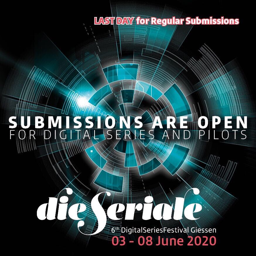📢🎬Last day for Regular Submissions for the 6th @dieseriale! 
We are looking forward to your Digital Series, Pilots and Pitch concepts. Submissions through FilmFreeway: filmfreeway.com/dieSeriale #dieseriale #digitalseries #pilots #pitch #webseries #webfest #serialepro