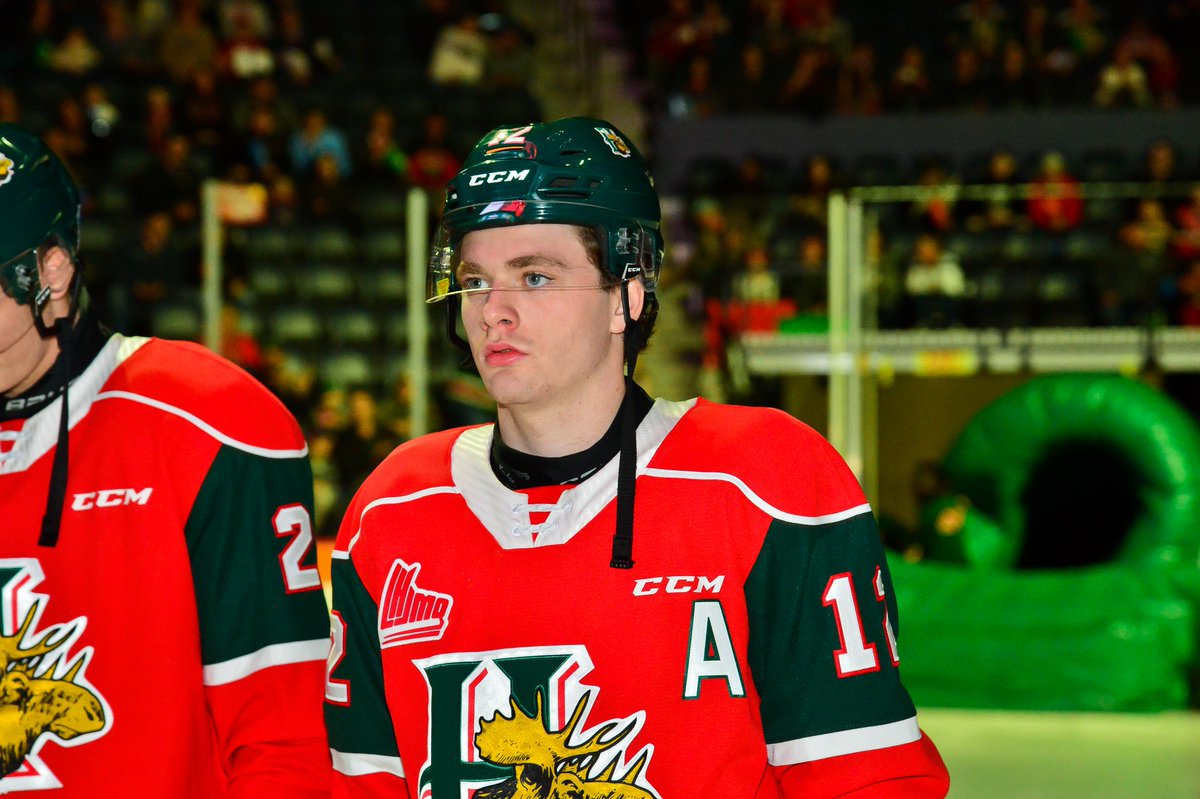 HFXMooseheads's tweet photo. 🚨Trade Alert🚨 Mooseheads acquire 1st round pick from Chicoutimi for Patty Kyte. Best of luck with the Sagueneens Patty. 

#GoMooseGo | Details: https://t.co/7BqYeQ0w9f https://t.co/GJoOPt4E5D