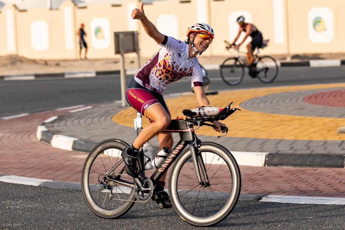 DaniSposi's tweet image. The Ultra triathlon in Dukhan started with an epic swim. Challenging waves followed by a wind ride. A memorable race. A big thanks to the volunteers for their support, @TriClubDoha and Qatar #triathlon federation for the perfect organisation! #trilife #triathlonqatar #qtriseries