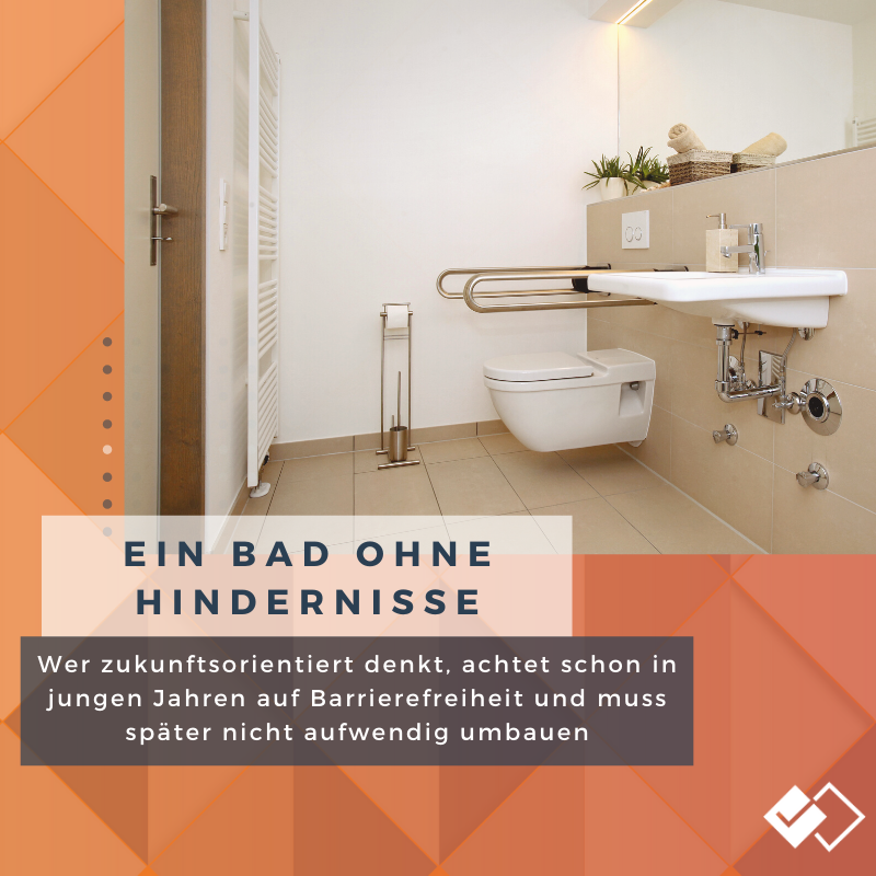 #Barrierefreies #Wohnen wird mit zunehmendem Alter immer wichtiger. Ein Umbau des bestehenden Badezimmers lässt sich dann nicht vermeiden. Dieser ist aufwendig &amp; kostenintensiv. Allerdings fördert der Staat das barrierefreie Wohnen. Frühzeitig Nachdenken lohnt sich also.