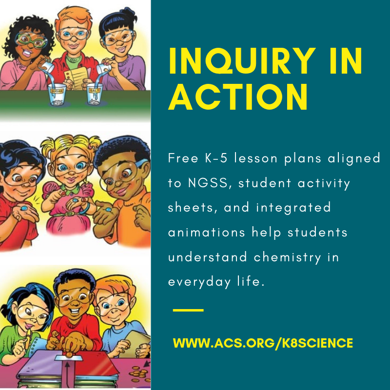 AACTconnect's tweet photo. Access free lesson plans aligned to #NGSS, student activity sheets, and integrated animations help students understand chemistry in everyday life. https://t.co/TbOozJrUBn #chemistry #chemeducation #chemchat #K8Science #science https://t.co/iDroZjLSl9