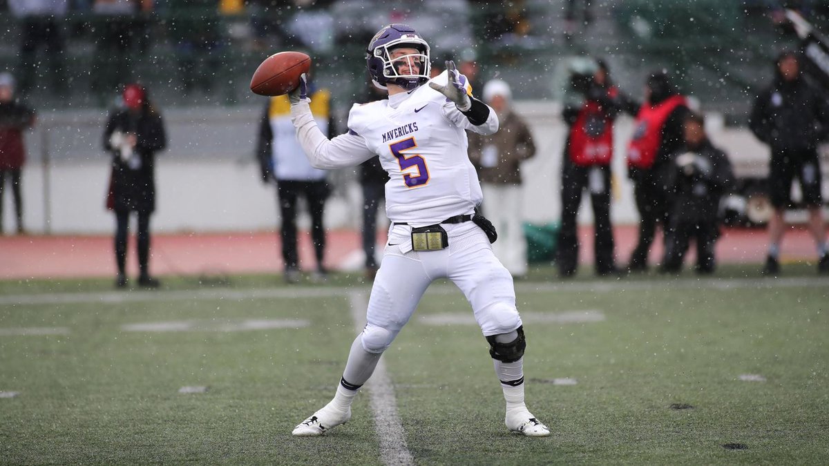 NCAADII's tweet photo. After dealing Slippery Rock its first loss of 2019, Minnesota State will look to finish undefeated with a win in the #D2FB Championship: https://t.co/E98KuiGQuD.

Can't make it to McKinney, Texas on Saturday, Dec. 21 for the game? Watch it live at 3 p.m. ET on ESPNU. https://t.co/5SWkoL52ZS