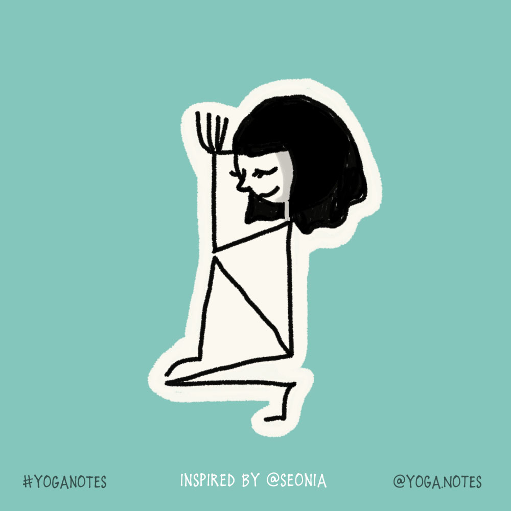 yoganotes_'s tweet photo. This little avatar has been inspired by one of @seonia 's posts.⠀
.⠀
To learn how to sketch yoga stick figures to plan your classes or home practice, go to https://t.co/rOyqYJq0lV https://t.co/7o68ad2z5e