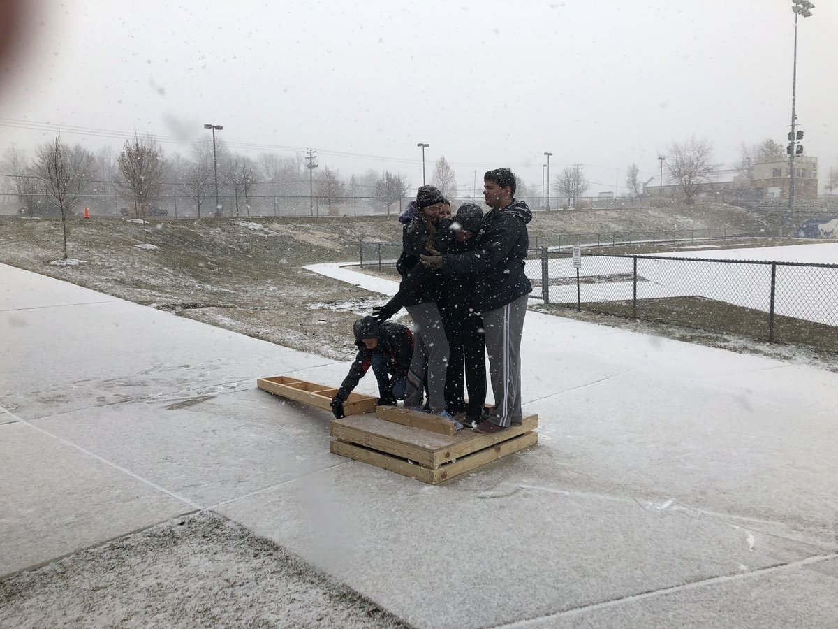 Extreme team building prior to build season at the <a href="/LutheranCougars/">Lutheran Cougars</a> Roboteers retreat/lock-in!! Great kids!!!