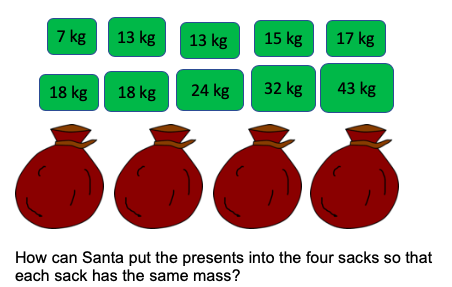 DCDSBMath's tweet photo. Here is our Day 7 challenge for the #12DaysOfChristmaths! Tweet us your solutions. #DCDSBExcellence https://t.co/ReoyEJfxkD