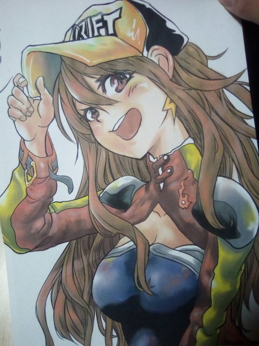 すっげぇ眩くなってる
紙によって色つきが変わるってはっきりわかんだね 