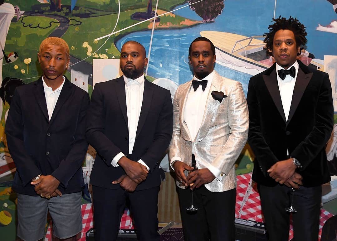 JAY-Z Daily on X: JAY-Z with Diddy, Pharrell Williams and Kanye West at  Diddy's birthday party  / X
