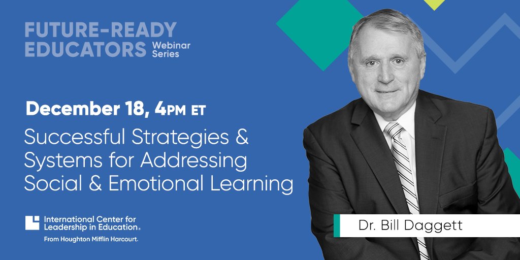 ModelSchoolsHMH's tweet photo. Join ICLE Founder Dr. Bill Daggett 12/18 for a FREE webinar to hear how our nation’s most rapidly improving schools are addressing the alarming increase in #SEL/mental health issues affecting our students &amp; the adults serving them: Register now: https://t.co/eluP03hLGy #LeaderEd https://t.co/A7IJtFK22Z