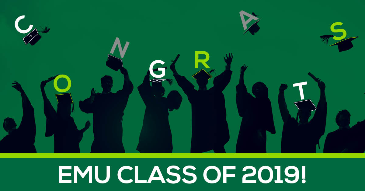 emucreditunion's tweet photo. Congrats to all of the @EasternMichU graduates turning their tassels today! You are officially #TRUEMU Alumni! 🎓🦅 💚 #EMUGrad https://t.co/CmsIHfN7ju