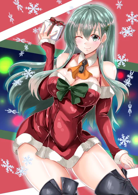 C97原稿が終わりましたゆえにクリスマ鈴谷
アーケードのではとりあえず交換にて手にれたのですが
改の方は・・・どうしよう・・・描いたからでてくれるかな? 
#艦これ
#鈴谷 