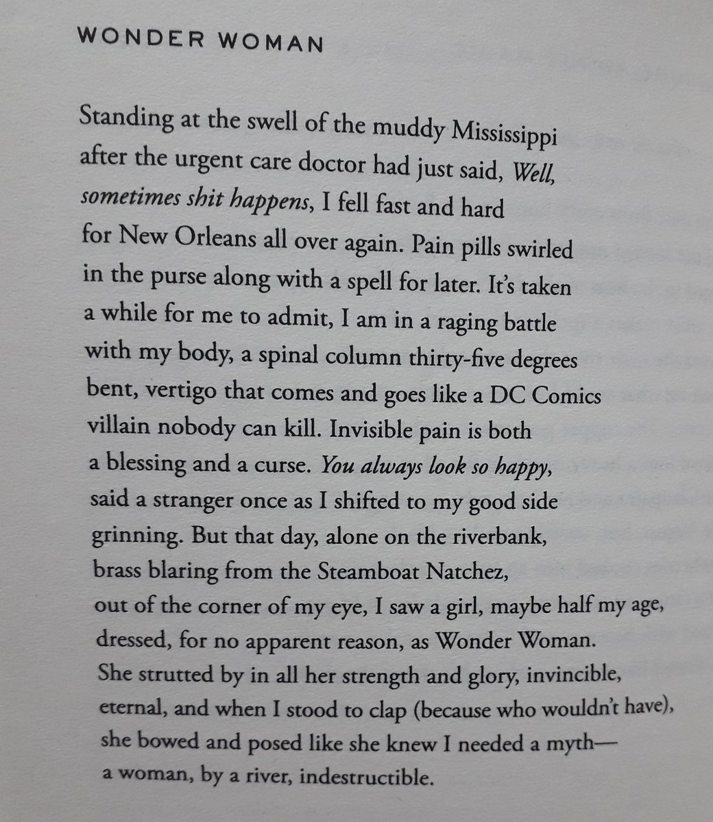 SamiraNadkarni's tweet photo. Reading Ada Limón's #TheCarrying with my tea today. It's a combination  of exactly what I need to read today and slightly too much for me to handle. 

[Images are text of poems, hopefully readable with OCR software. If not, please tweet me and I'll transcribe it.] #poetry https://t.co/okwf1FDn7K