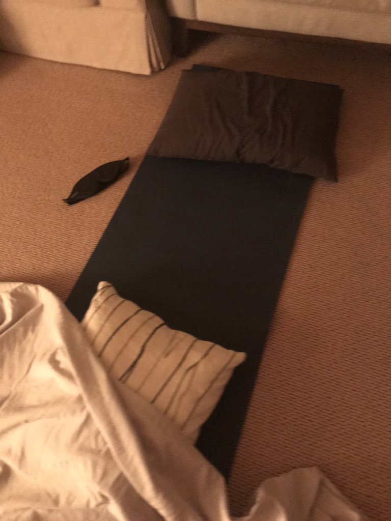 Bronze Brah On Twitter Trying Out This Sleeping On Floor