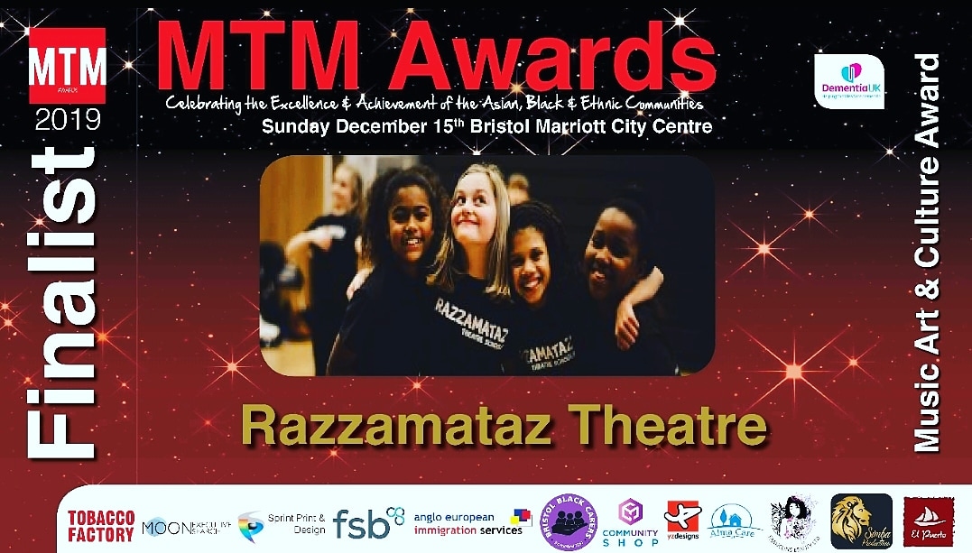 So proud and privileged to be Finalists. 
 Looking forward to seeing all the other finalists too and the diversity around our great city and beyond 
#believeinyou #MTM #MTMAWARDS #RAZZAMATAZKEYNSHAM #Dance #Sing #drama