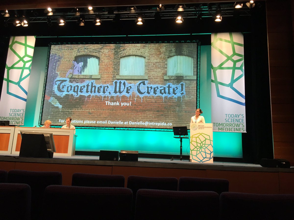 Absolutely fascinating talk on why AI and science need to now come together. Thanks to Danielle Ralic, CEO &amp; Founder, IntrepidAnalytics. 
I have so many questions! 
#Pharmacology2019 
#WomenInScience