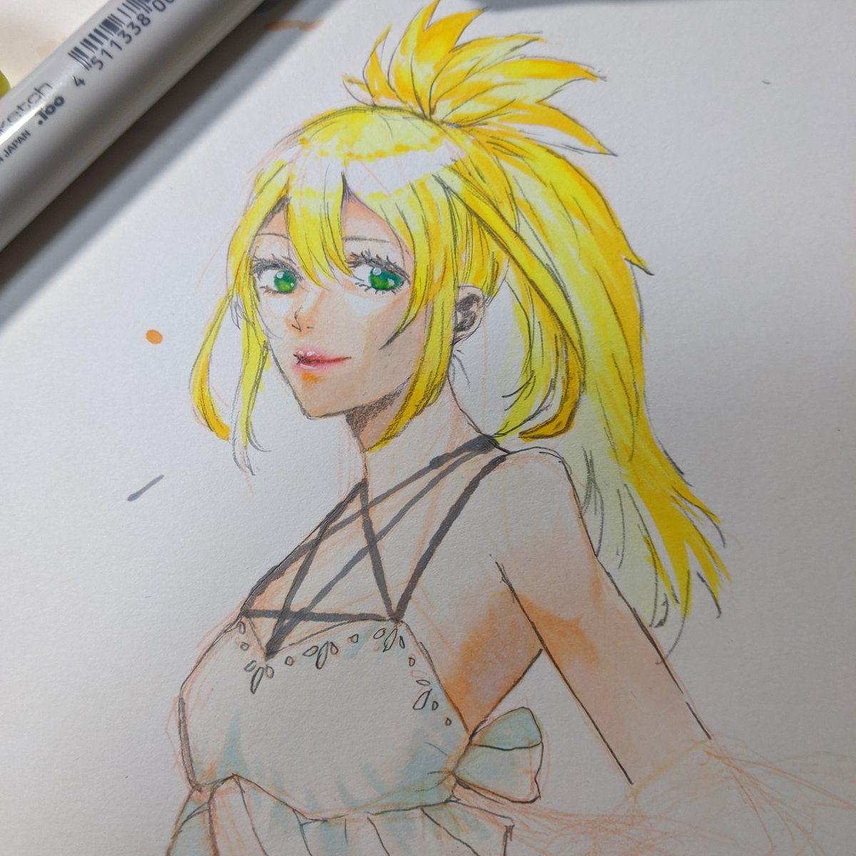 marcos_mtas's tweet photo. アナログ練習場
さきっぽが筆のデジペンがあればいいのに https://t.co/cgqfAfhn5W