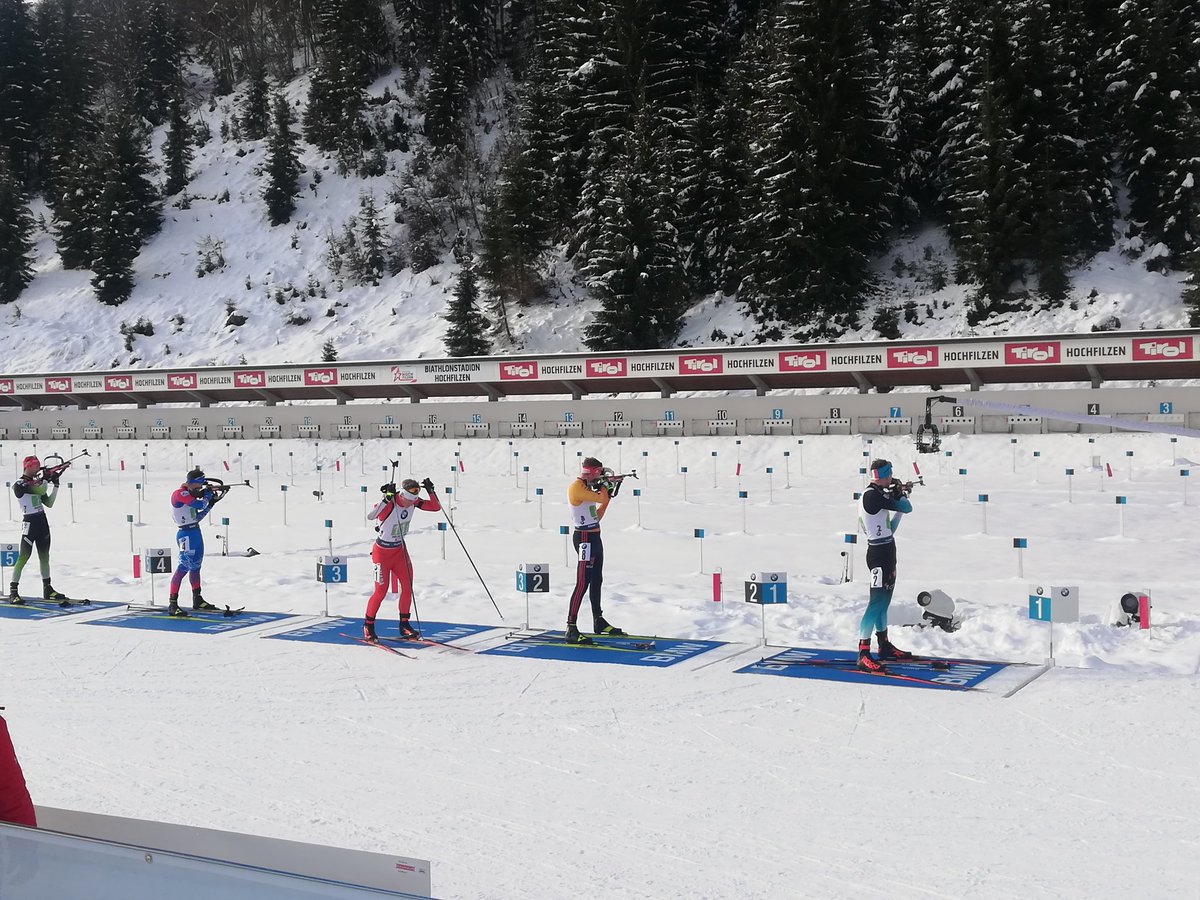 biathlonworld's tweet photo. Wow, what a series by @Scott_Gow to bring 🇨🇦 in the lead #hoc19 https://t.co/M4Ppvpiec5
