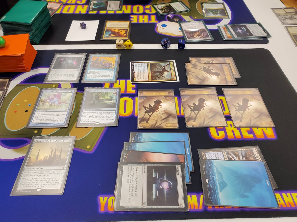 that_tcgguy's tweet photo. When the Locust God goes off just right...pretty sure after this there was about 50 more that popped up.
#magicthegathering #commander #edh #cedh #boardgames #cardgames #tabletop #thecommandercrew #tcg #wizardsofthecoast #wotc #mtg #wotc #CommandFestDC #locus https://t.co/UE2qIphEJq