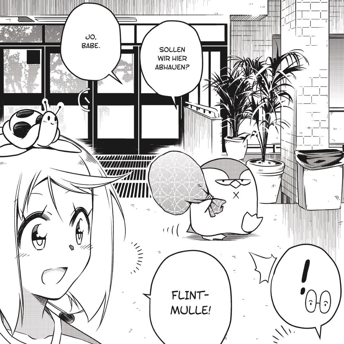 PYRAMONDde's tweet image. In Penguin Rumble wird Erika von den Pinguinen ziemlich auf Trapp gehalten. Vor allem Flintmulle kann von seinen Weltherrschaftsplänen nicht ablassen, wie man an dieser Szene sieht ;)
Den ersten Band der Serie findet ihr bei eurem Comichändler oder hier: pyramond.de/katalog/pengui…