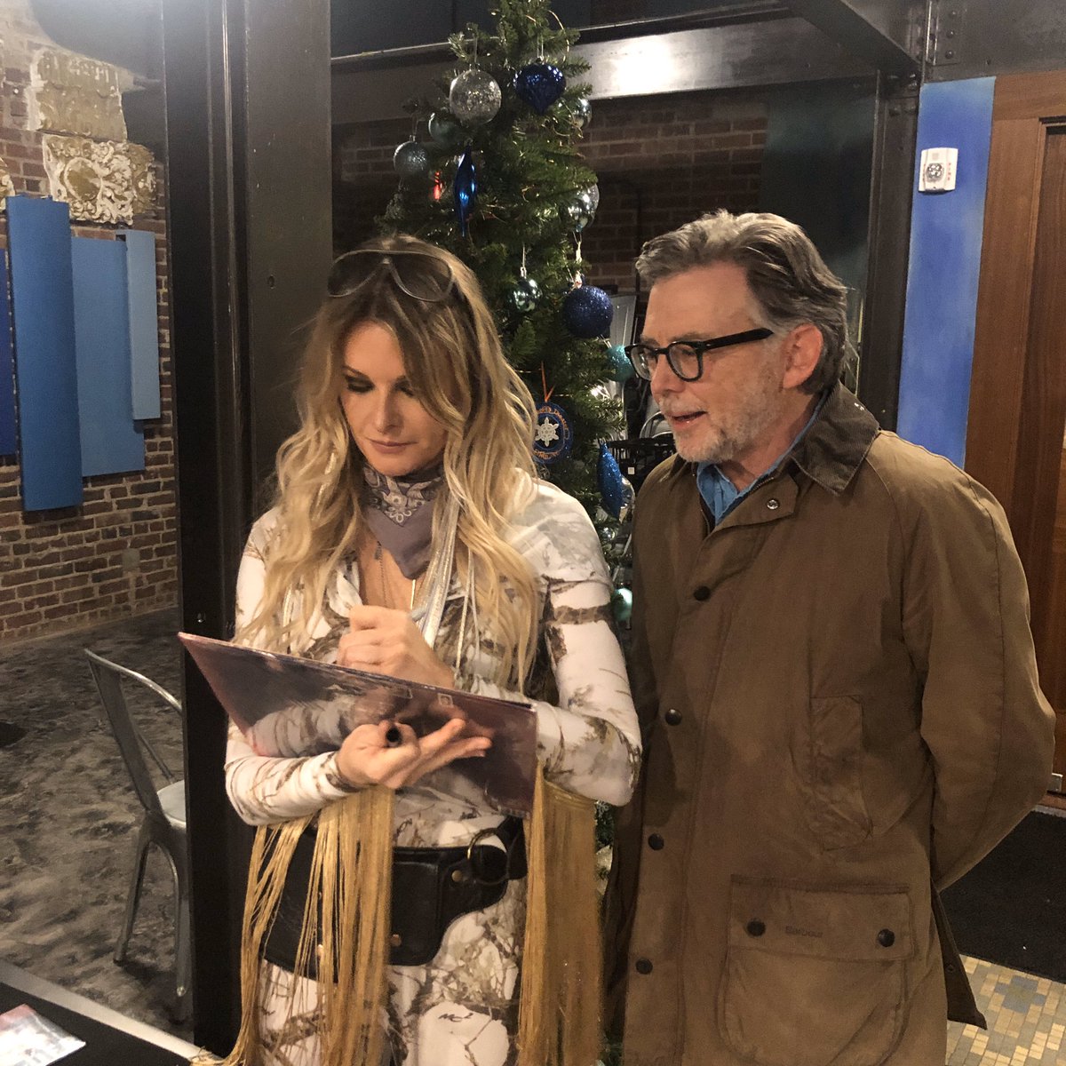 Kromizzle's tweet photo. Best. Birthday. Ever. @Elizabeth_Cook thought I just came for the cake! @SXMOutlaw https://t.co/BxZeLvDALQ