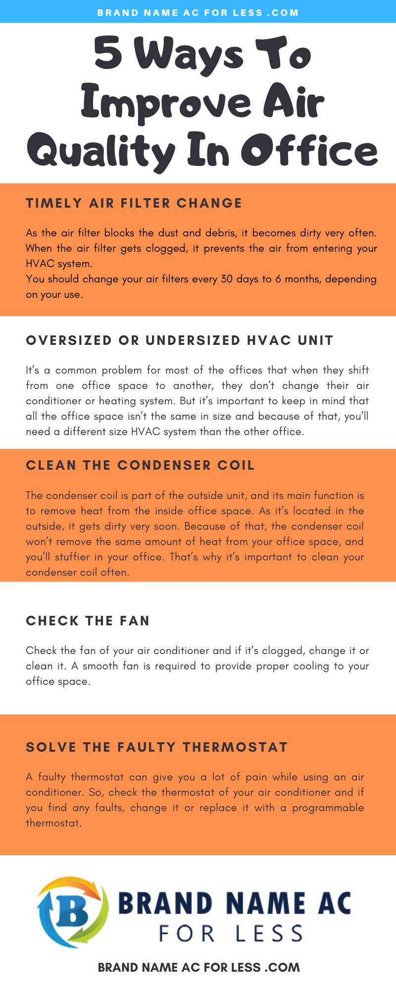 5 Ways to Improves Air Quality in Office