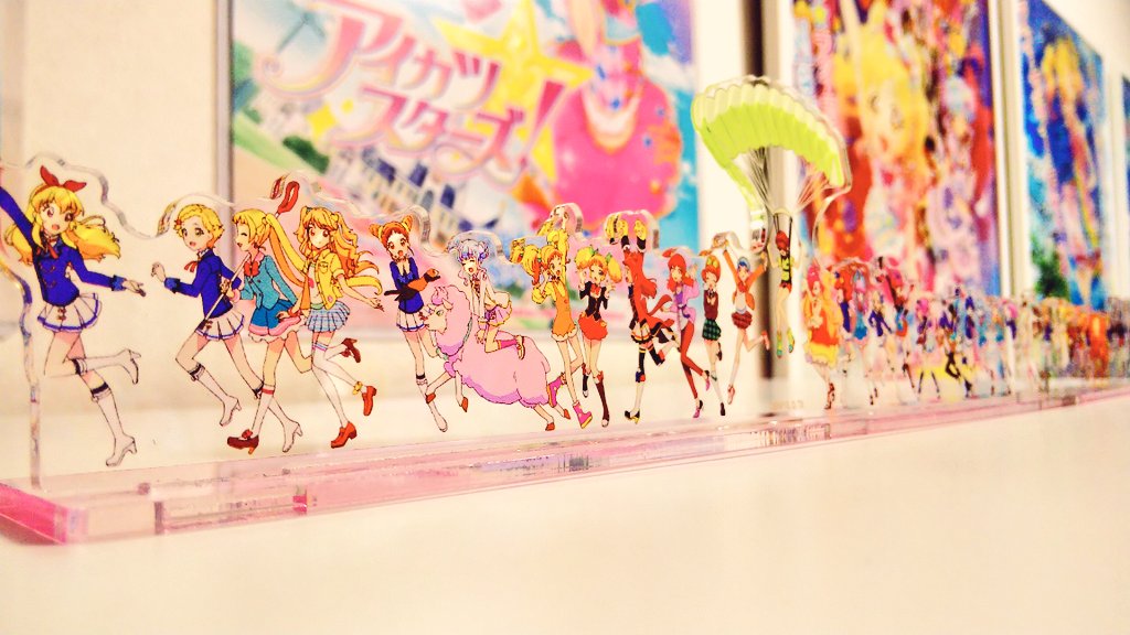 オールアイカツ アクリルジオラマ アクリルスタンド 集合 アクスタ ...