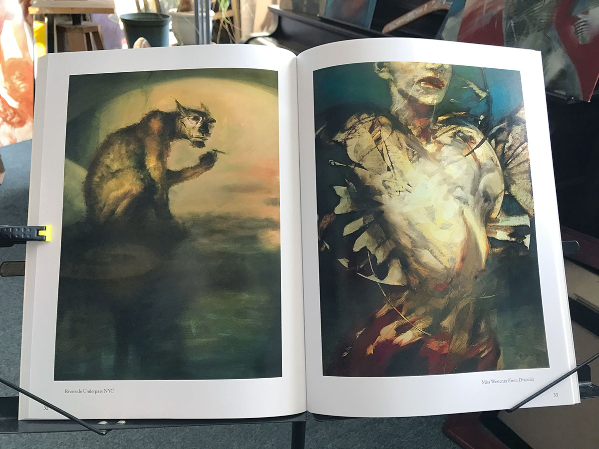 RickBerryStudio's tweet image. Honored! You two have mutual admiration. Thanks for selecting painting from cover of new art book "INVENTED PEOPLE" with Neil Gaiman foreword. Over 40 genrebending paintings, $24.95 Signed copies for holidays at publisherhttps://secure.grantbooks.com/product/invented-people/ ^sb