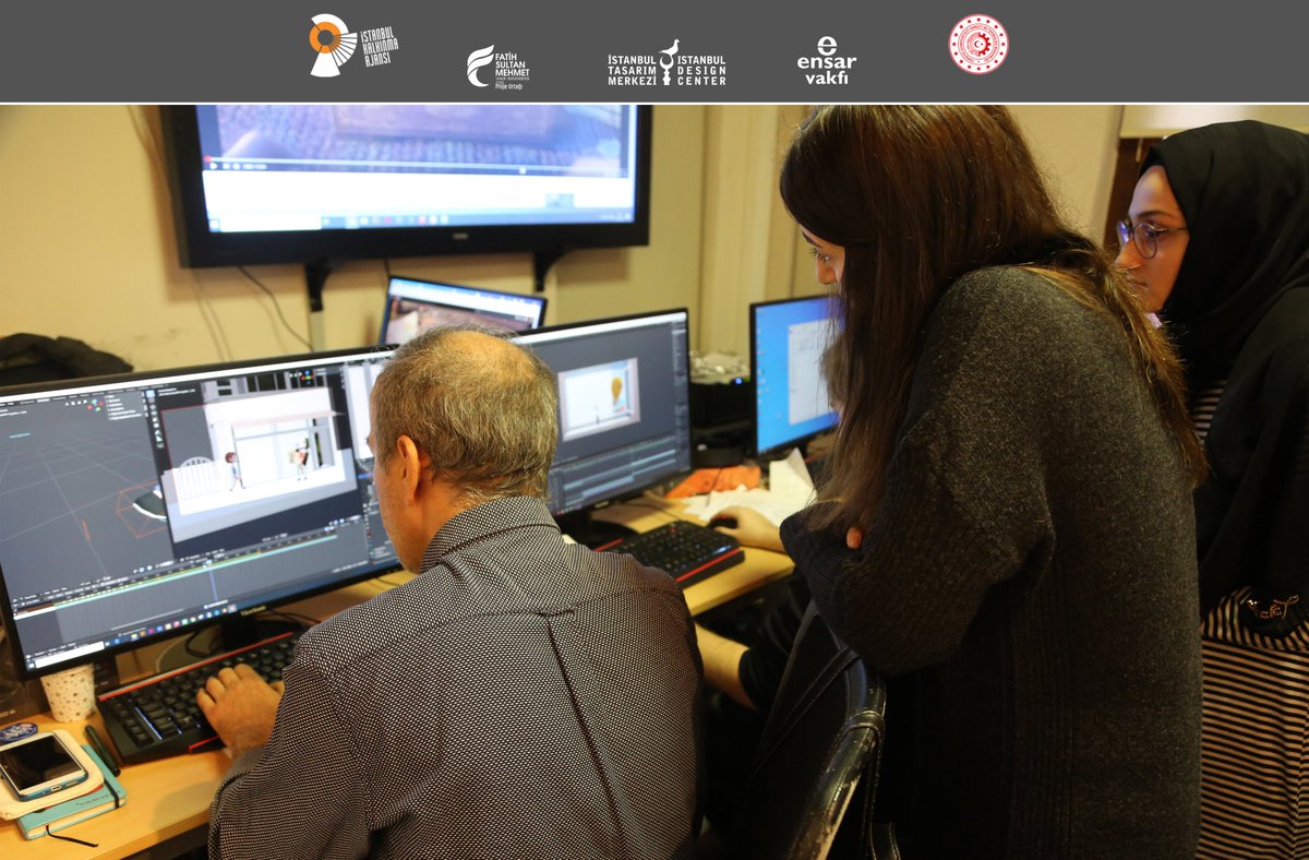 İstanbul Tasarım Merkezi'nde <a href="/EnsarVakfi/">Ensar Vakfı</a>
 bünyesinde <a href="/istkaorgtr/">İSTKA</a> destekli Karakter Animasyon Eğitimi kapsamında Pazar günleri yapılan Latif Tekin ile 3d Animasyon dersleri sona erdi. #animasyon #animation #anime #istka #tasarımmerkezi