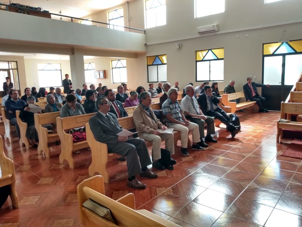 Exponiendo el día de Ayer a los Pastores y Líderes de la Region de Ñuble.