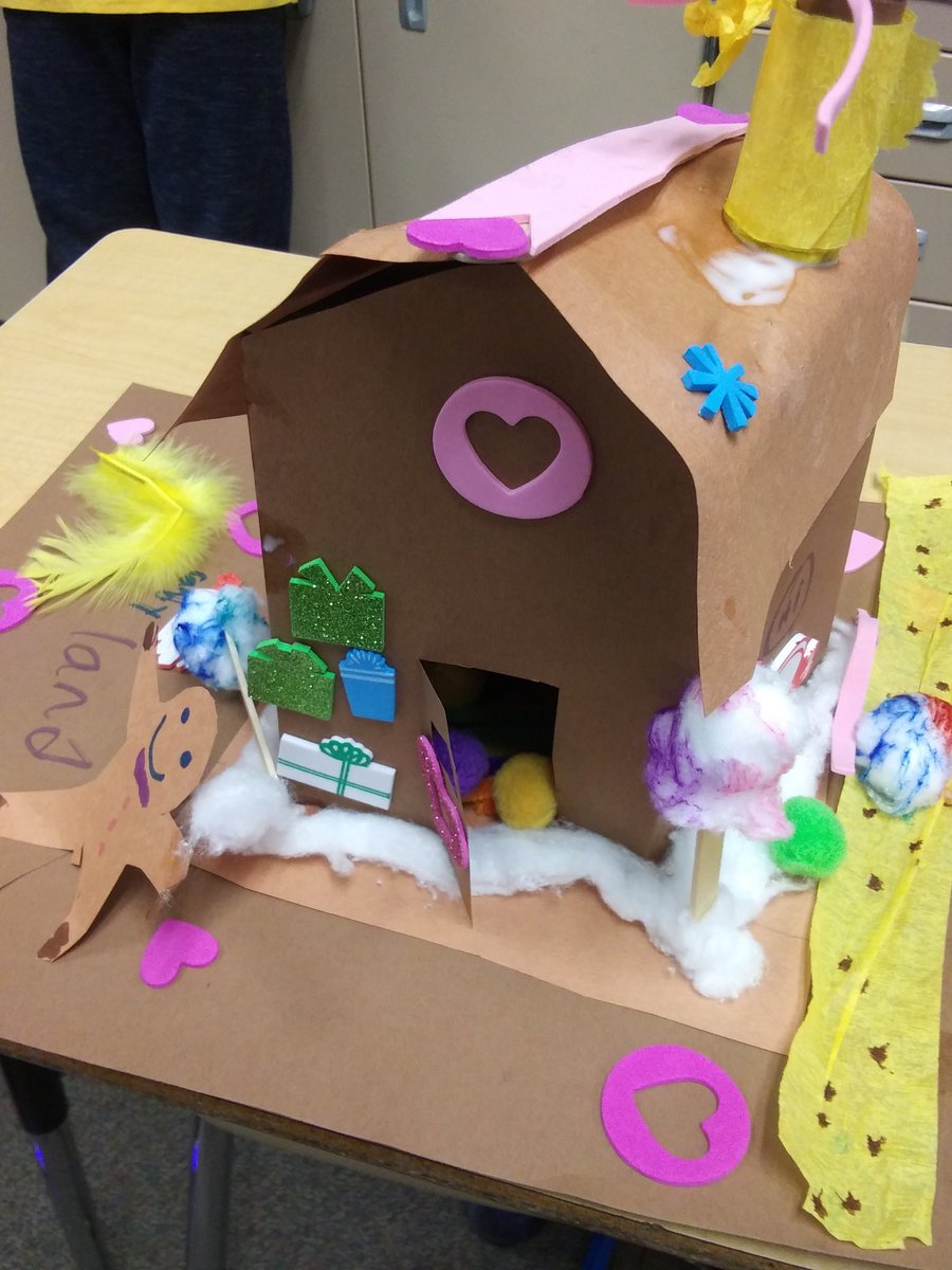 S.T.E.A.M. Gingerbread House Team Competitions#buildingteamwork#sportsmenship#creativity#awesome job#exleytweets