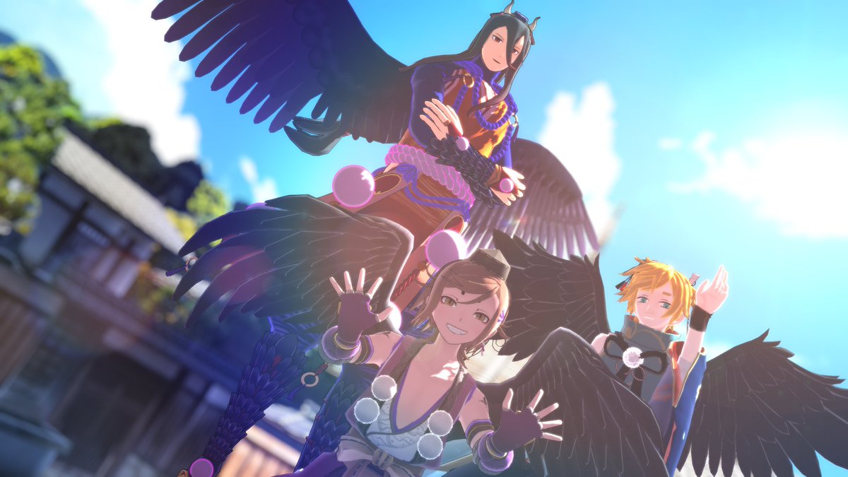 すい花 天狗3人並べられるの楽しくて 55式カラステング ありがとうございます かっこいい Mmd八百万文界帳 Mmd一血卍傑