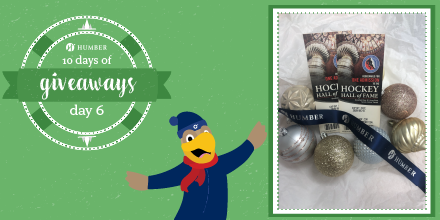 HumberAlumni's tweet photo. Hockey season is upon us. Explore the history of the game at the @HockeyHallFame with our day 6 prize. To enter: 
1) Follow this page 
2) RT this post 
3) Must be Humber alumni 

Winners chosen Dec. 20. Check tomorrow for our next prize! 
✨ #Contest #Giveaway #Holidays #HHOF ✨ https://t.co/DbdGVU7P2t