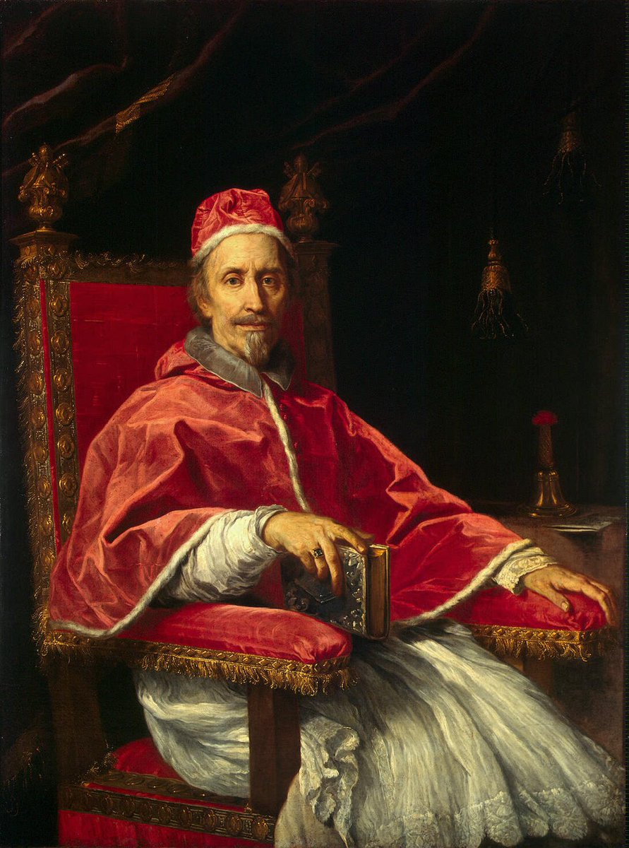 OldPortraiture's tweet photo. Died #OnThisDay in 1713: Italian painter #CarloMaratta (1625-1713)
Portrait of Giulio Rospigliosi, Pope #ClementIX (1600-69), 1669
#ItalianArt #LateBaroque https://t.co/5BYCTCPAM0