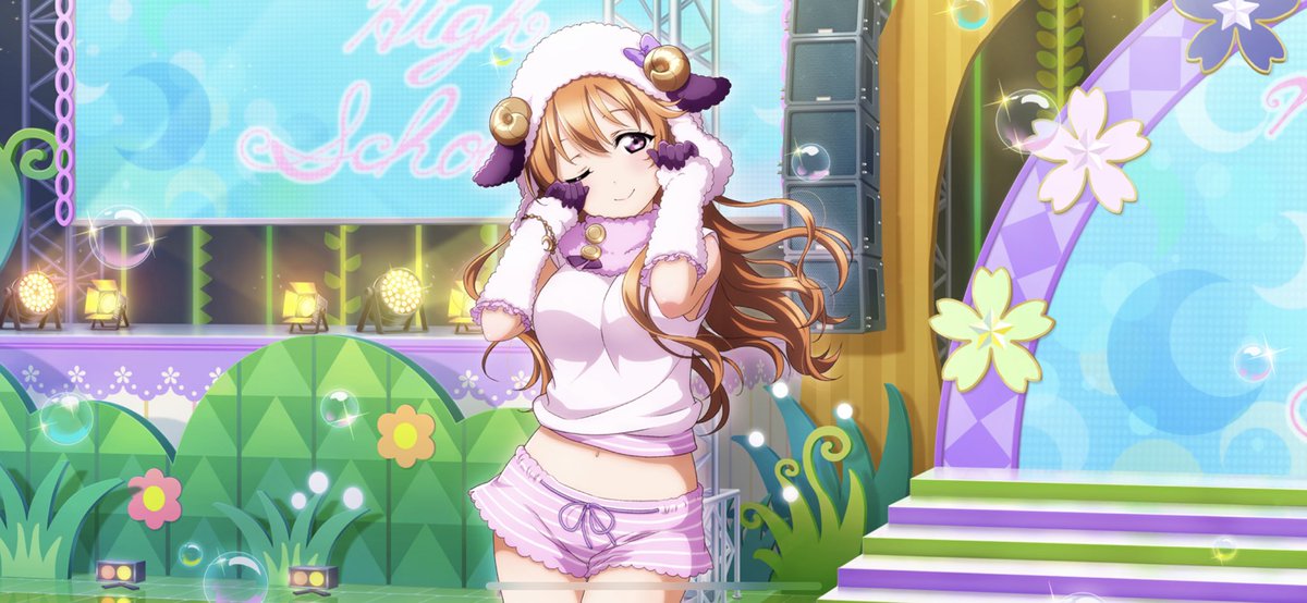 まことんくん Animelo Summer Live 21 Colors Twitterissa 近江彼方ちゃんお誕生日おめでとうございます とても可愛らしくすぐベットですぐ寝てしまう子 おっとりしてるけど実は芯が強い子なのです そういうところがとても素敵で大好きです 虹ヶ咲