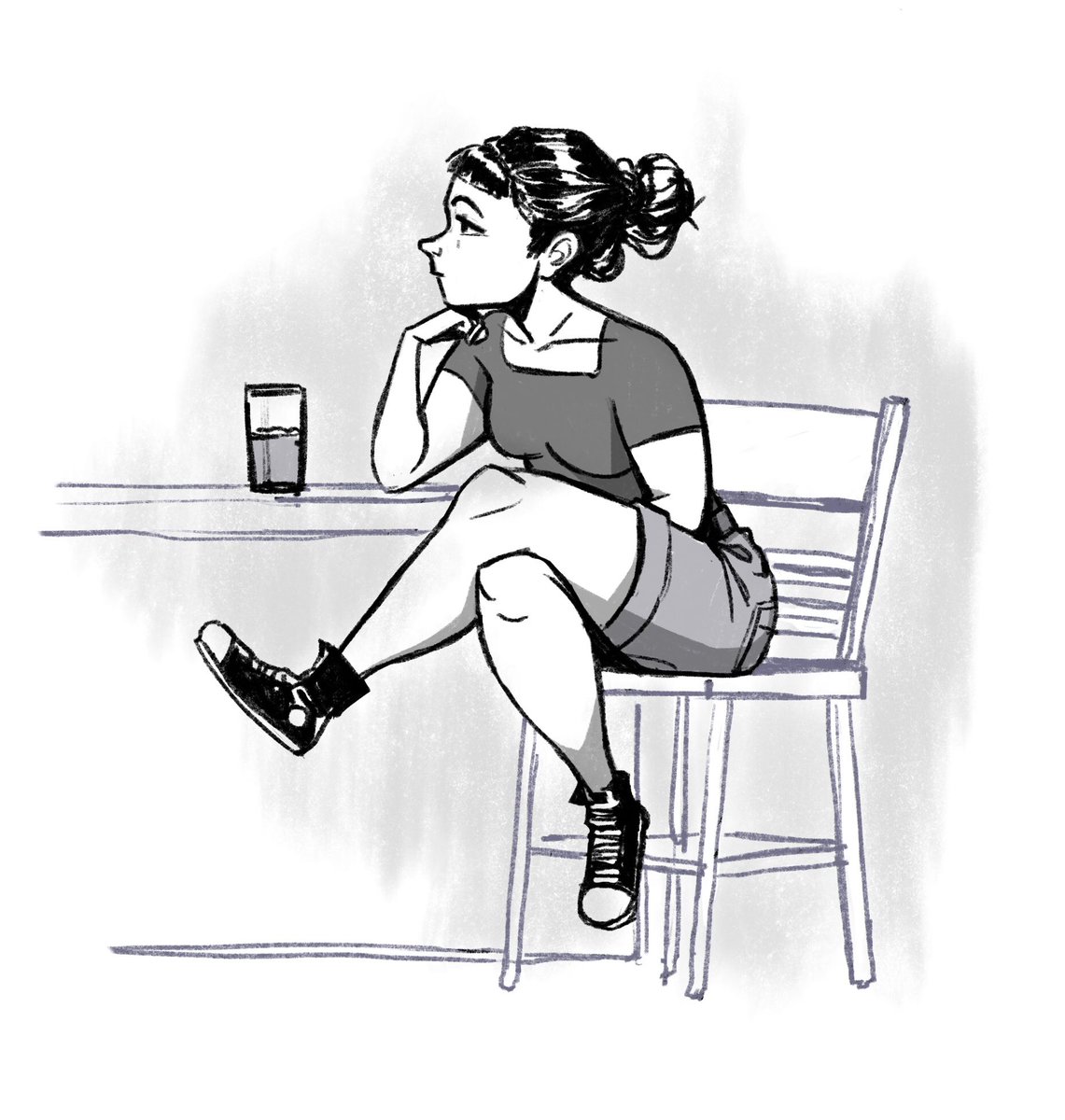 Coffee shop saturdays. #procreate