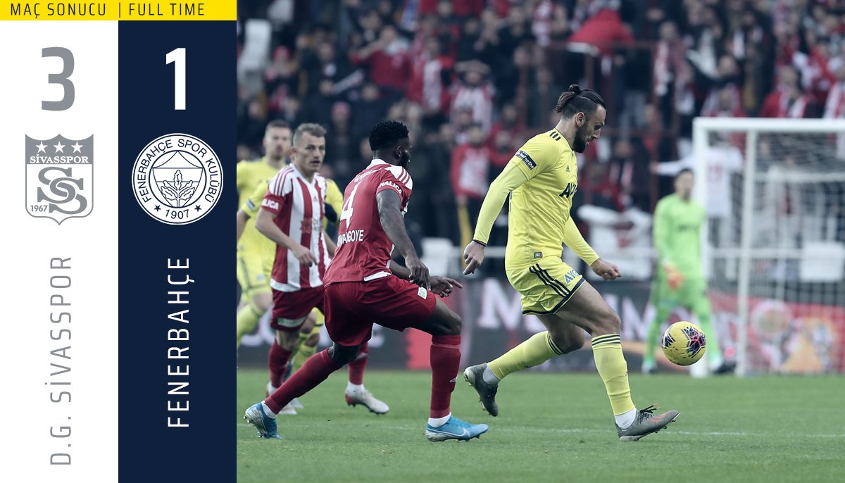 Fenerbahçe SK on Twitter: "Maç sonucu: 3-1 https://t.co/Q8EKp2Sggb" /  Twitter