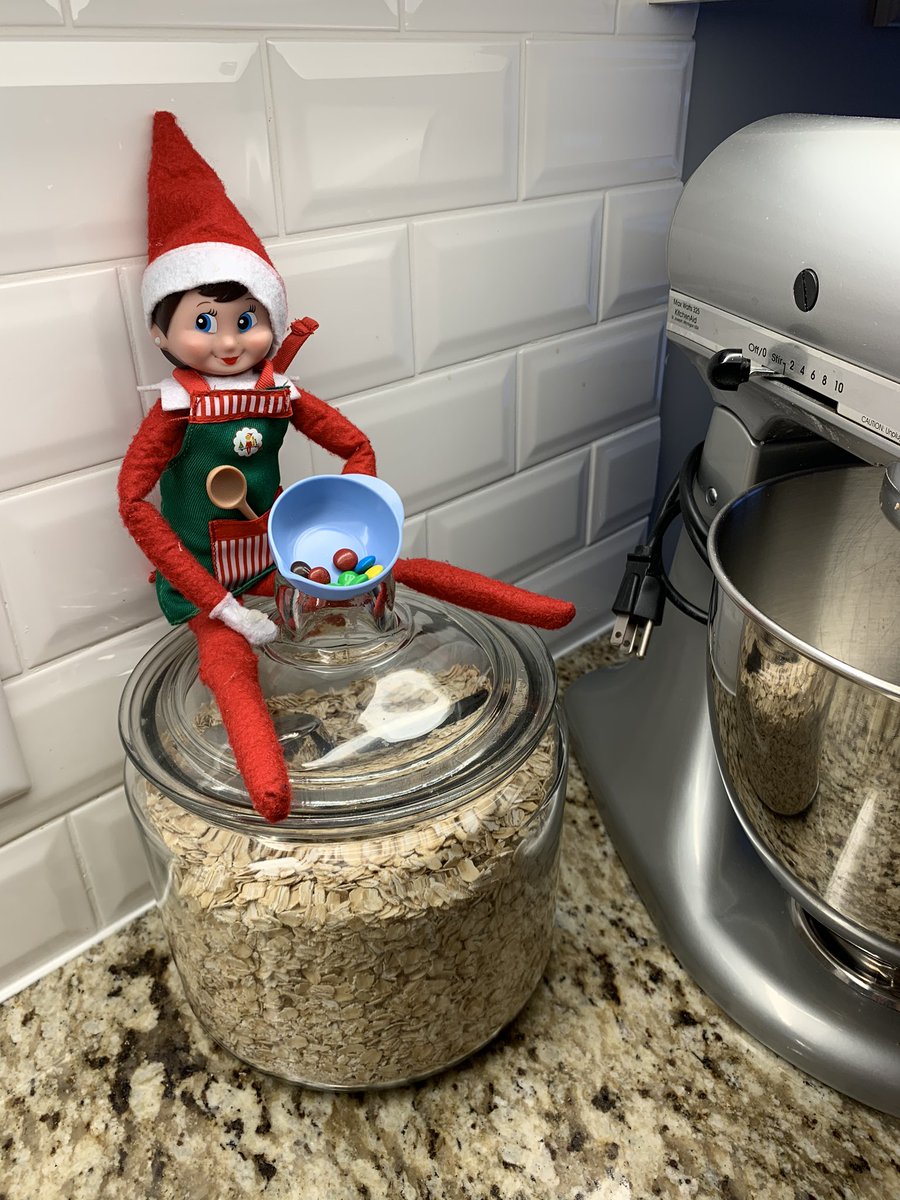 JustinManuel_TD's tweet photo. #ItIsDecided #SantaCookiePrep is a GO! I bet those M&Ms look regular size to Luna! #24DaysOfElfmas @nourashyourself @elfontheshelf https://t.co/pr9pBhOB4Z