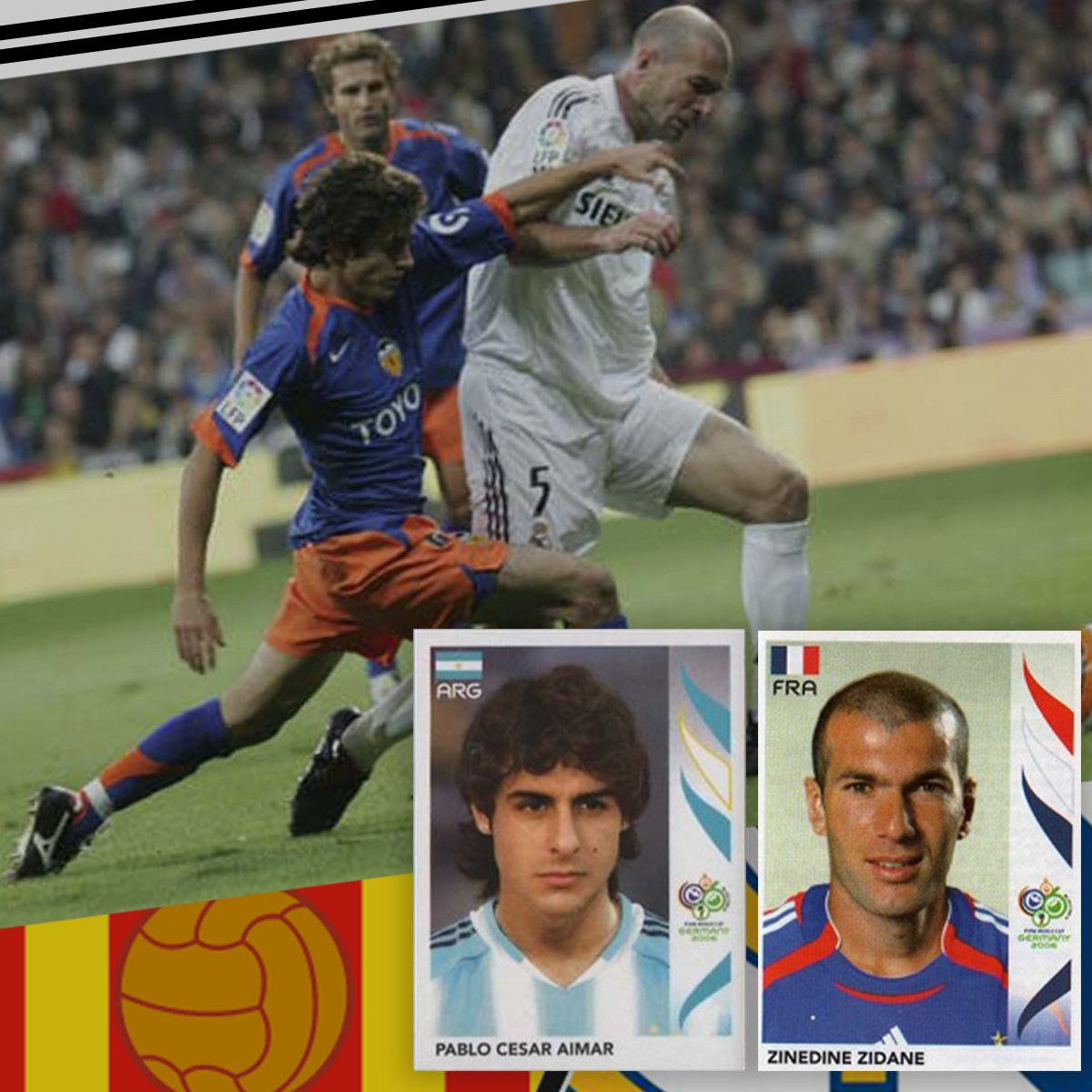 paniniWCUSA's tweet photo. Valencia - Real Madrid TODAY: a great duel with a lot of history!!!
#Valencia #RealMAdrid #Ayala #Ronaldo #Aimar #Zidane #Cañizares #Casillas #VALMAD #LaLiga https://t.co/XBEjsSENVI