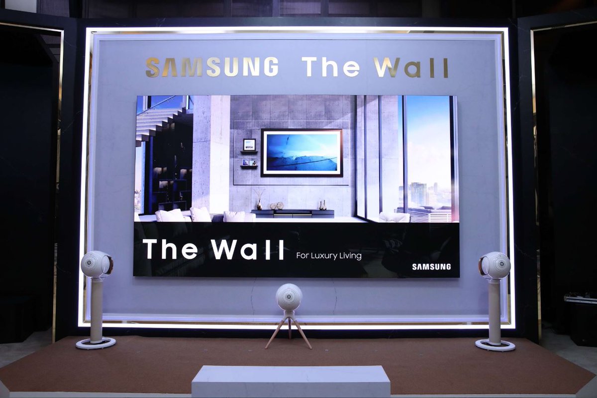 digitday's tweet photo. Samsung เปิดตัว The Wall Luxury จอภาพระดับไฮเอนด์ขนาดยักษ์ที่เป็นมากกว่าทีวี https://t.co/zKzm1Btwzz #Samsung #TheWallLuxury #TV #Luxury #HomeEntertainment #RealEstate #Synnex #DECO2000 https://t.co/9cvhtUja49