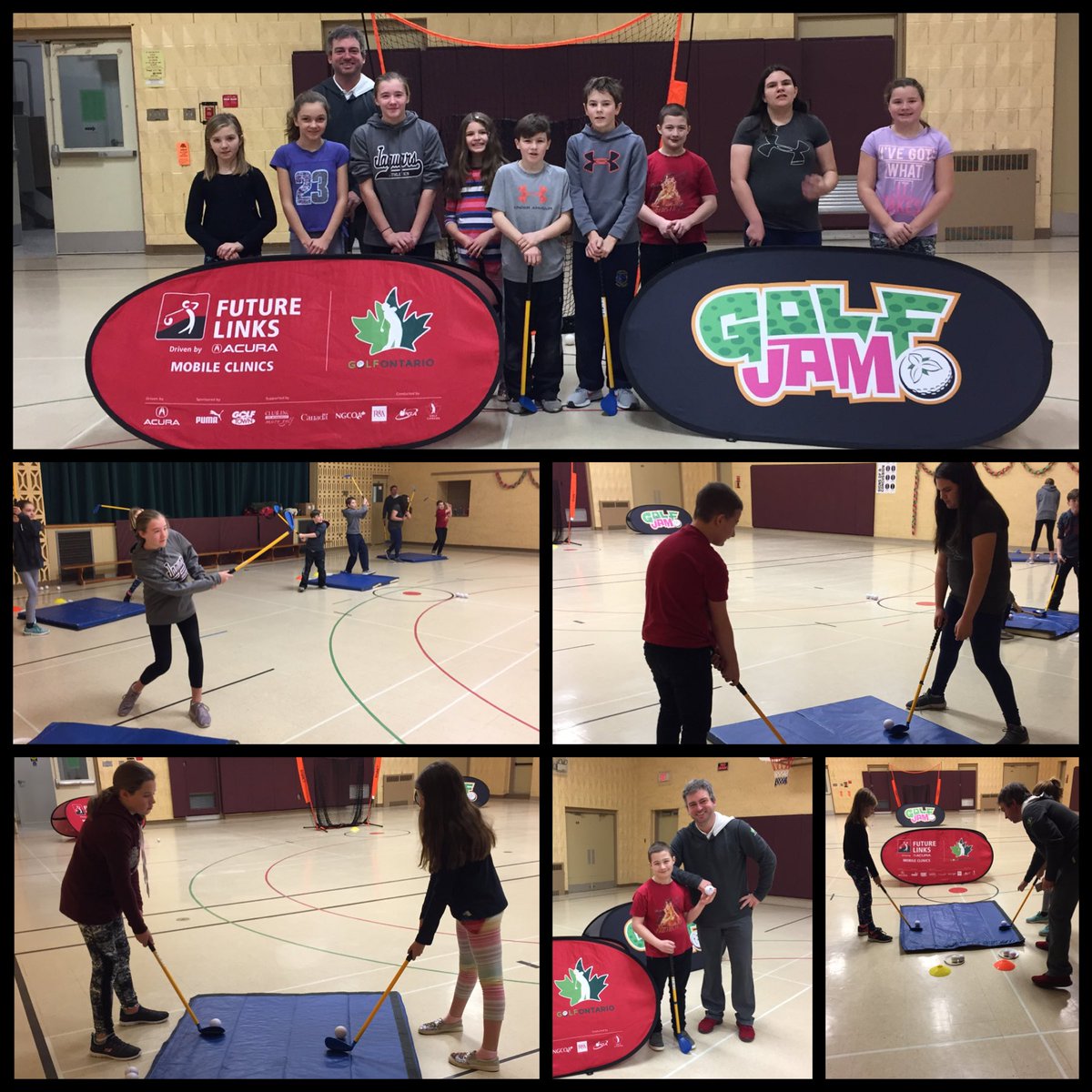 amandalyndsay87's tweet photo. When your students ask if we can go golfing for gym when winter’s over #winning! Thanks @Whelan21 and @TheGolfOntario for introducing the students @SJCSRCCDSB to one of my favourite sports! 🏌️🏌️‍♀️⛳️ #futuregolfers @RCCDSB https://t.co/qqenVd2QaE
