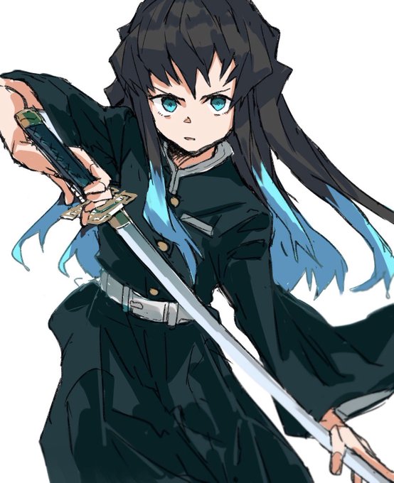 ［まさ］さんがTwitterに投稿した時透無一郎(鬼滅の刃)のイラスト。