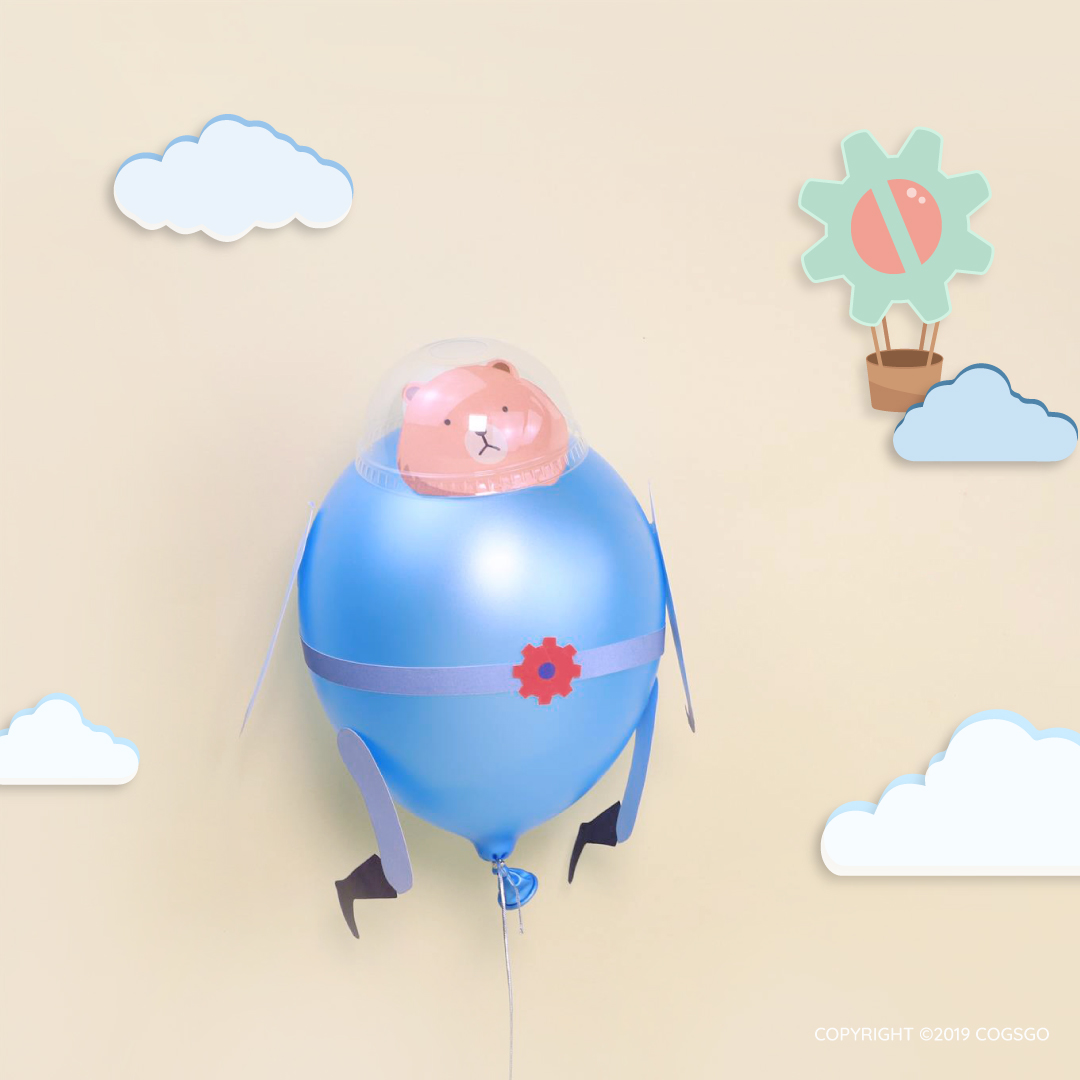 cogsgo's tweet image. An easy craft for the weekend, let&apos;s turn a balloon 🎈 into Dak! Head to Cogsgo Blog for the tutorial : cogsgo.com/blog

#Cogsgo #Cogsgoblog #Cogsncogs #Dak #craftforkids #handcraft  #kidscrafts #craftingideas #playandlearn