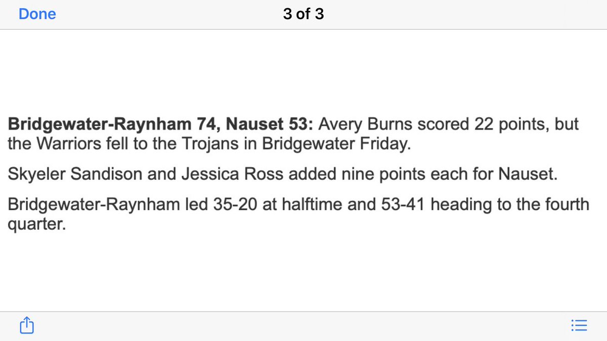 NEX_Russell's tweet photo. Tough loss for Nauset but Avery Burns was on fire with 22 points ( 7 3 pointers )   Don’t leave this player alone #shooter https://t.co/FFIOI6Q7HU