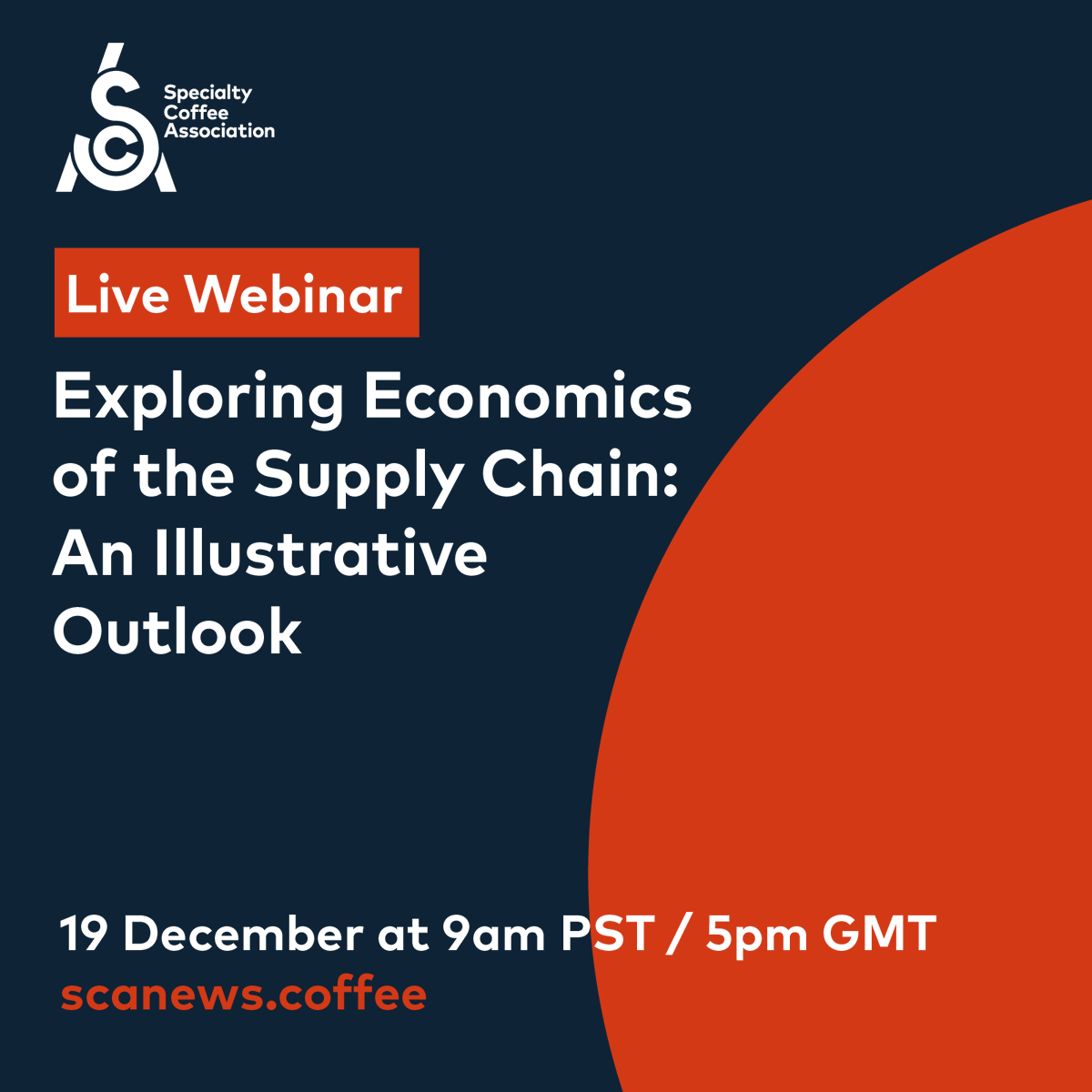 SpecialtyCoffee's tweet photo. This week, #SCAResearch will explore the updated Economics of the Supply Chain: An Illustrative Outlook in a webinar on December 19. Register here: https://t.co/aekDGOC6Sk https://t.co/GXpUHk6KHz