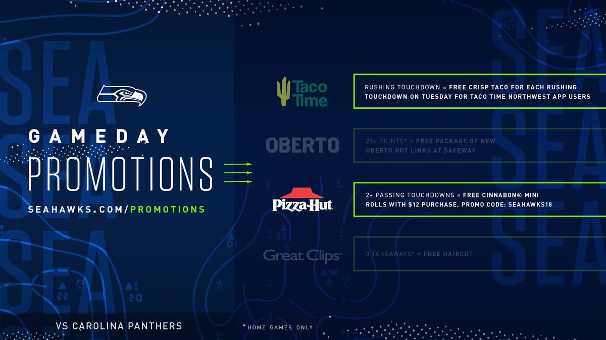 Seahawks Promotions tweet media