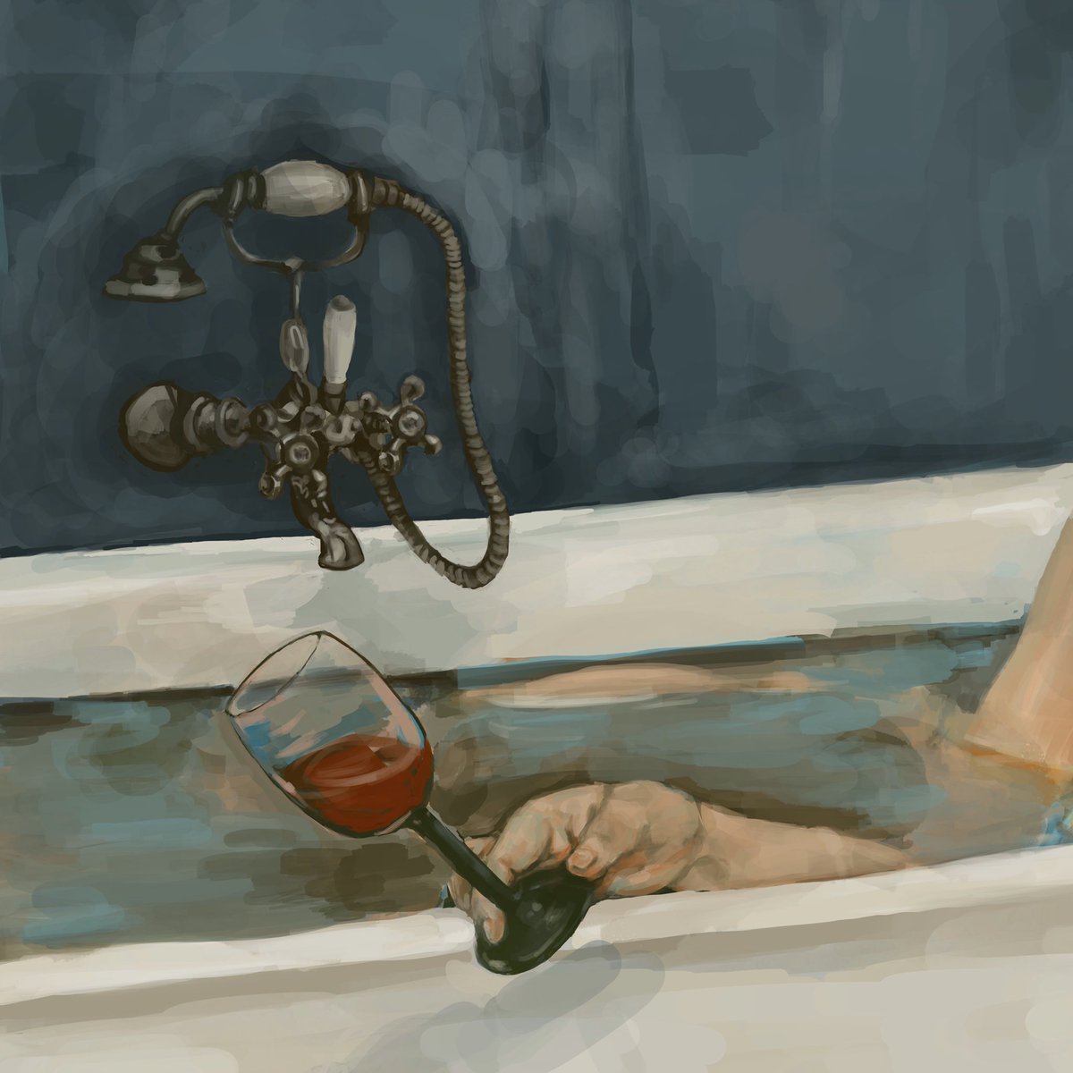 cableclair's tweet photo. Bath. #art #claartjevanswaaij π¨#bycableclair #bathtime #ipadart #ipadprocreate #procreate #ipadartist #artist https://t.co/w0AXKAjRqX