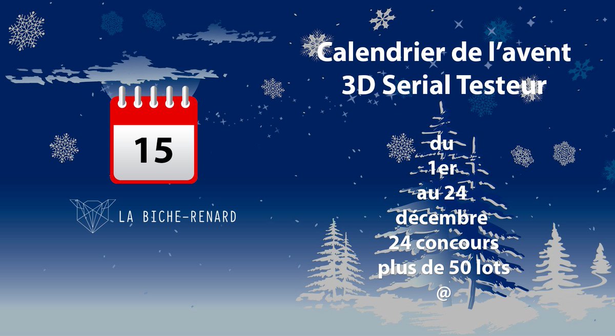 3DSerialTesteur's tweet photo. Aujourd'hui 2 kits de moulage silicone @LaBicheRenard  à gagner dans le calendrier de l'avent 3D Serial Testeur :)

Bonne chance à tous !

https://t.co/40GgFkBFK3 https://t.co/Br3yrc1jWj