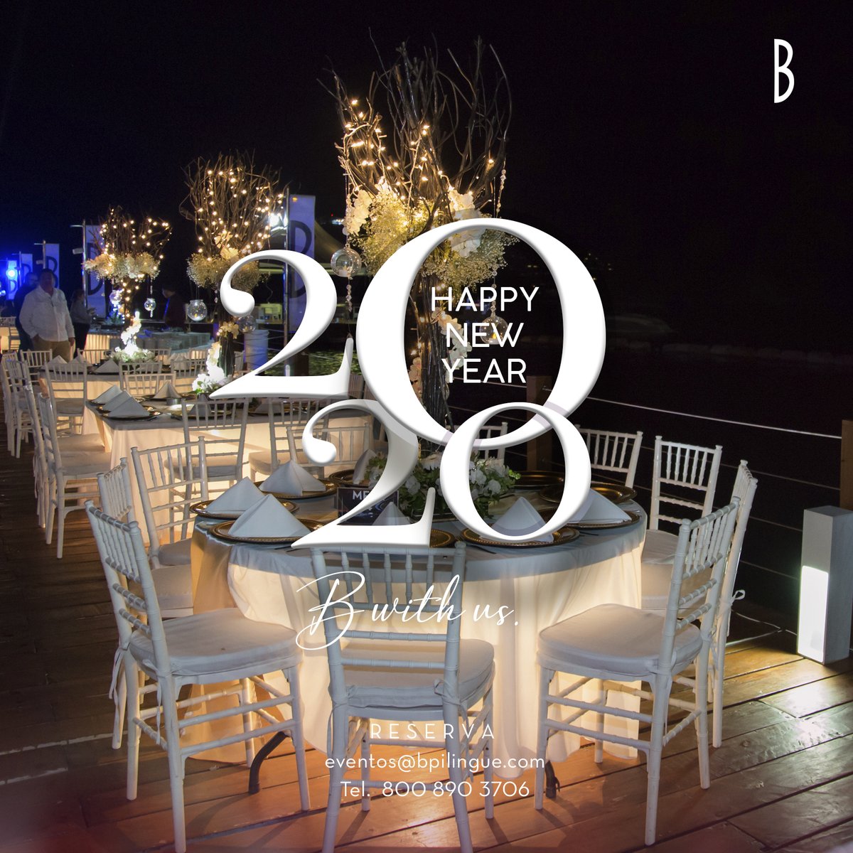 BPichilingue's tweet photo. Inicia la cuenta regresiva!!!! Vive la experiencia B! Recibe el año nuevo en la bahía más espectacular de México! 
Reserva en el 800 890 3707 o eventos@bpichilingue.com #Bpichilingue #BEsmeralda #Acapulco #Viveacapulco 
#SaveTheDate #NewYear2020 https://t.co/jenmwg4i1G