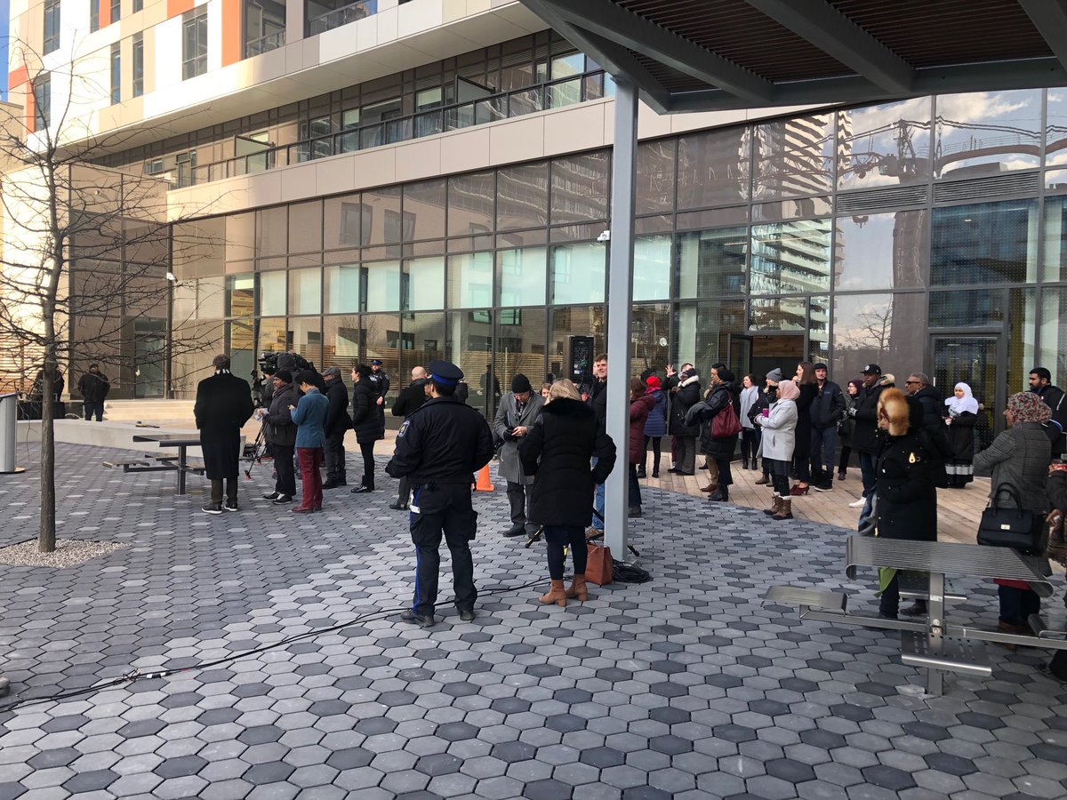 ThomasAndWaugh's tweet photo. Grand Opening of 150 River-
13th building completed in our Regent Park Renovation. We’re so proud to be included in this day Program. ⁦@TOHousing⁩ ⁦@TheDanielsCorp⁩ ⁦@RegentParkLife⁩ https://t.co/XGHdL0U8BO